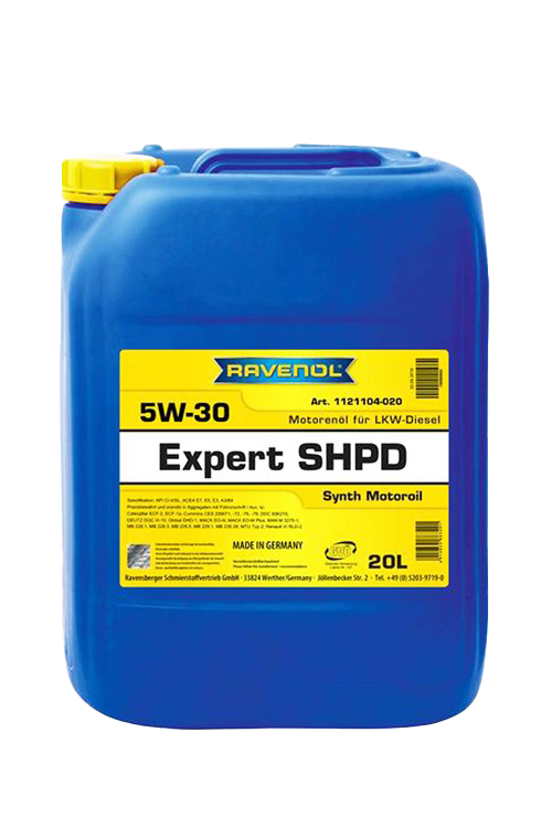 Моторное масло Ravenol Expert SHPD SAE 5W-30, 20л (RAVENOL: 1121104-B20-01-888)